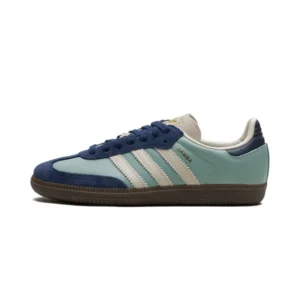 Adidas Samba Hazy Green Night Indigo - Sneaker basket homme femme - 1