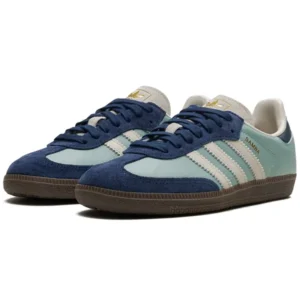 Adidas Samba Hazy Green Night Indigo - Sneaker basket homme femme - 2