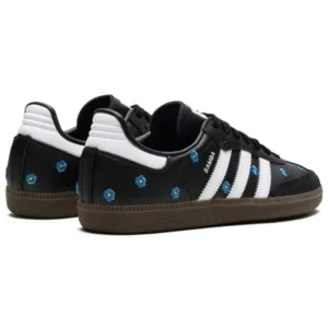 Adidas Samba Light Blue Floral Core Black - Sneaker basket homme femme - 3